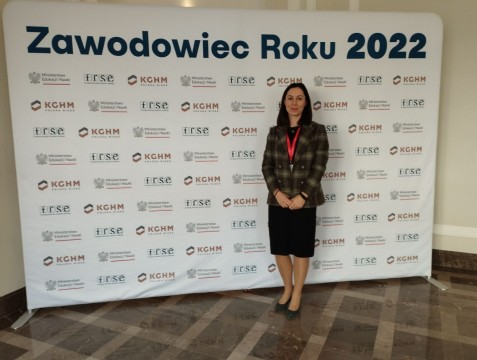 Zawodowiec Roku 2022 – Pani Katarzyna Ćwiąkała