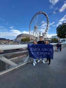 Młodzież Zespołu Szkół w Czchowie w Brukseli