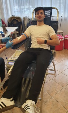 72 akcja honorowego oddawania krwi z udziałem uczniów z Zielonki