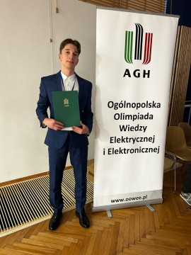 Uczeń Zielonki Finalistą Ogólnopolskiej Olimpiadzie Wiedzy Elektrycznej i Elektronicznej