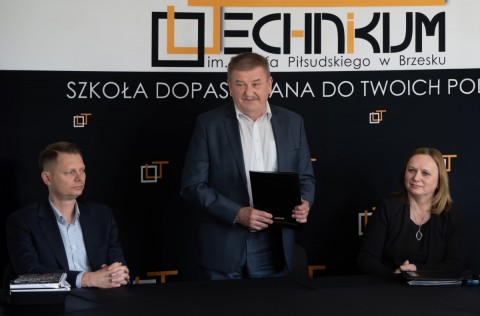 Logistyka z zasadami w Technikum im. J. Piłsudskiego w Brzesku