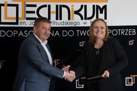 Logistyka z zasadami w Technikum im. J. Piłsudskiego w Brzesku