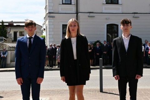 Majowe uroczystości w Technikum im. J. Piłsudskiego w Brzesku