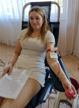 Majowa Akcja Krwiodawstwa w Technikum im. J. Piłsudskiego w Brzesku