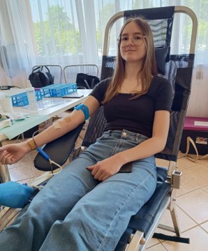 Majowa Akcja Krwiodawstwa w Technikum im. J. Piłsudskiego w Brzesku