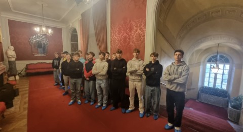 Wizyta uczniów z Zielonki w Łańcucie i Markowej