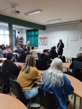 Logistycy w akcji! - Tydzień Kształcenia Zawodowego w Technikum im. J. Piłsudskiego w Brzesku