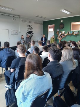 Logistycy w akcji! - Tydzień Kształcenia Zawodowego w Technikum im. J. Piłsudskiego w Brzesku