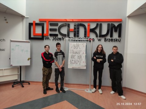 "Na układy nie ma rady" - Konkurs Informatyczny w Technikum im. J. Piłsudskiego w Brzesku