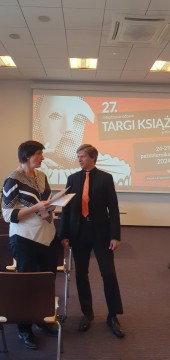 Ekonomiści z Technikum im. J. Piłsudskiego na 27. Międzynarodowych Targach Książki