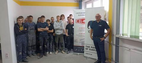 Warsztaty dla uczniów Zielonki z udziałem firm Caparol i El-Bud