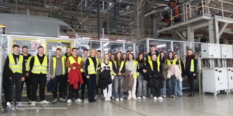 Technikum im. J. Piłsudskiego w Brzesku: Logistycy w Poznaniu i Fabryce Volkswagena
