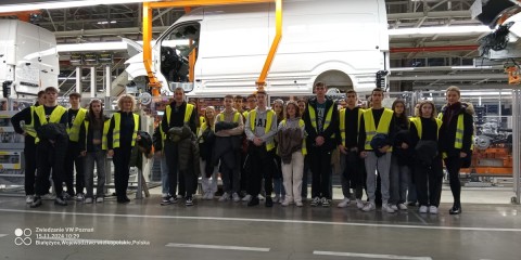 Technikum im. J. Piłsudskiego w Brzesku: Logistycy w Poznaniu i Fabryce Volkswagena