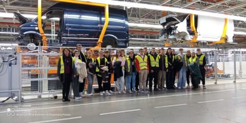 Technikum im. J. Piłsudskiego w Brzesku: Logistycy w Poznaniu i Fabryce Volkswagena