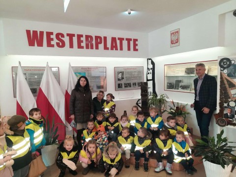 Przedszkolaki z wizytą na Zielonce - warsztaty w Zespole Szkół Technicznych i Branżowych w Brzesku