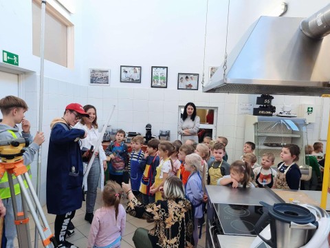Przedszkolaki z wizytą na Zielonce - warsztaty w Zespole Szkół Technicznych i Branżowych w Brzesku