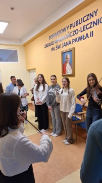 „Świąteczne akcje” w Technikum im. J. Piłsudskiego w Brzesku