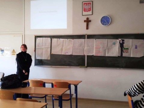 Warsztaty pt. „Zachowania proekologiczne - równowaga ekologiczna i odpowiedzialność za środowisko” w Technikum im. J. Piłsudskiego w Brzesku
