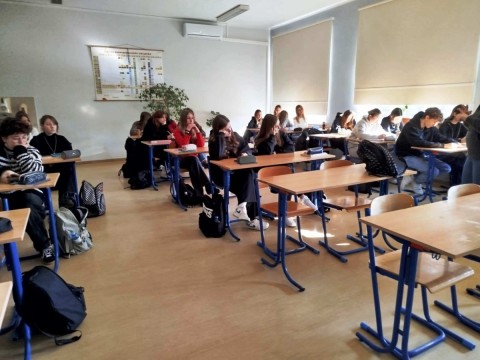 Warsztaty pt. „Zachowania proekologiczne - równowaga ekologiczna i odpowiedzialność za środowisko” w Technikum im. J. Piłsudskiego w Brzesku