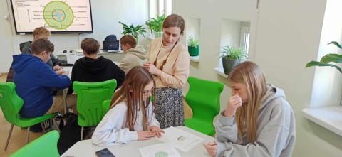 Lekcja biologii metodą CLIL w Koperniku
