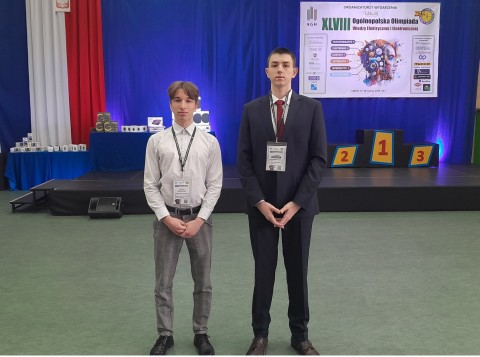 Tytuł Laureata i Tytuł Finalisty dla uczniów z Zielonki w Ogólnopolskiej Olimpiadzie Wiedzy Elektrycznej i Elektronicznej!