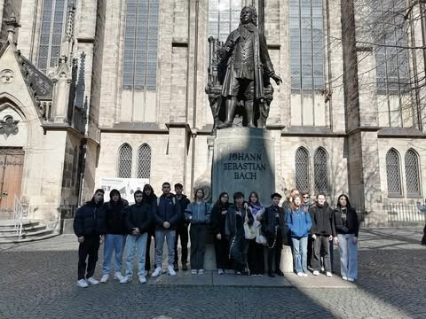 Technikum im. J. Piłsudskiego w Brzesku: Uczestnicy programu Erasmus+ zwiedzają Lipsk