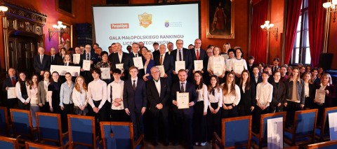 Najlepsze małopolskie licea i technika na Gali UJ, a wśród nich ZSTiB w Brzesku
