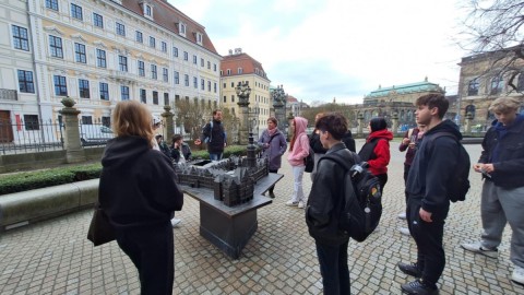 Technikum im. J. Piłsudskiego w Brzesku: Uczestnicy mobilności Erasmus+ zwiedzają Drezno