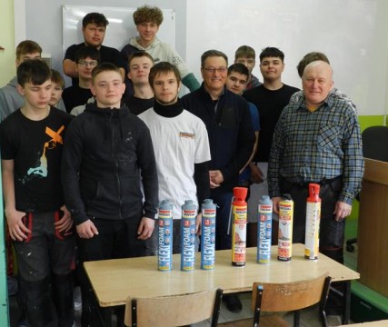 Profesjonalne szkolenie z firmą Soudal dla uczniów z Zielonki