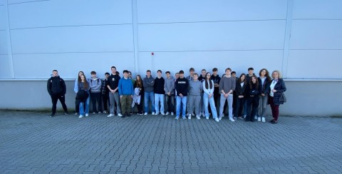 Technikum im. J. Piłsudskiego w Brzesku: Wycieczka zawodoznawcza do Brzeskiego Parku Logistyki w Jasieniu
