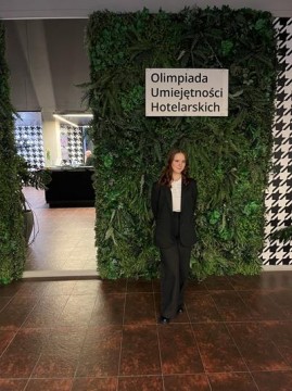 Oliwia Plesińska Laureatką III edycji Olimpiady Umiejętności Hotelarskich - sukces uczennicy z ZSTiB na prestiżowym wydarzeniu