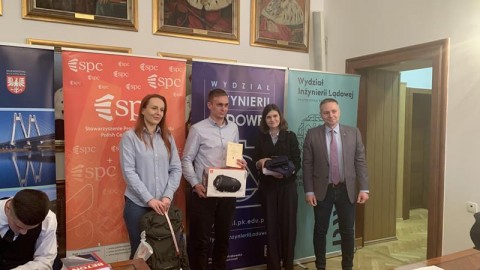 Szymon Jędryka z ZSTiB - laureatem Olimpiady Wiedzy i Umiejętności Budowlanych.