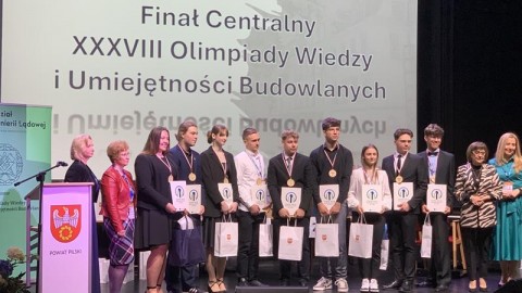 Szymon Jędryka z ZSTiB - laureatem Olimpiady Wiedzy i Umiejętności Budowlanych.