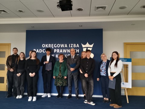 Technikum im. J. Piłsudskiego w Brzesku: II miejsce Norberta w okręgowym etapie Ogólnopolskiej Akademii – Konkursu Wiedzy o Prawie