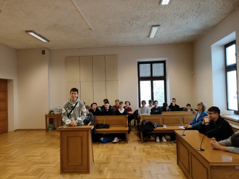 Edukacja prawna dla uczniów z Zielonki w Sądzie Rejonowym w Brzesku