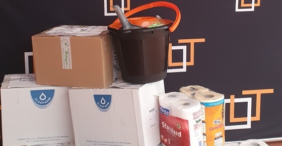 Technikum im. J. Piłsudskiego w Brzesku z pomocą dla Powodzian