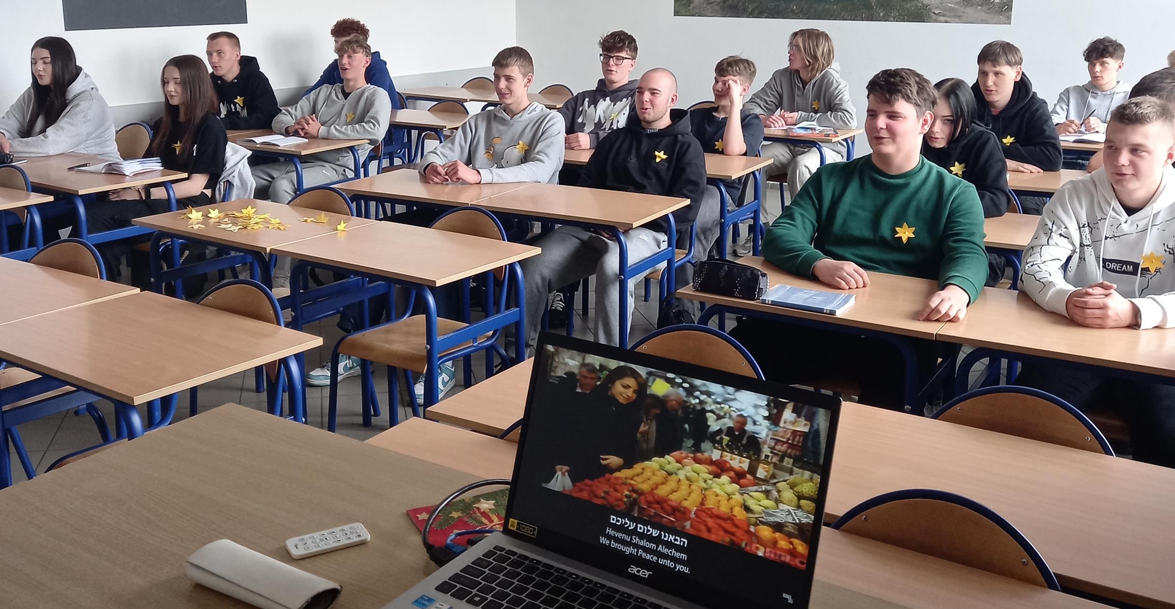 „Nie było żadnej nadziei” - obchody 82. rocznicy powstania w getcie warszawskim w ZSTiB