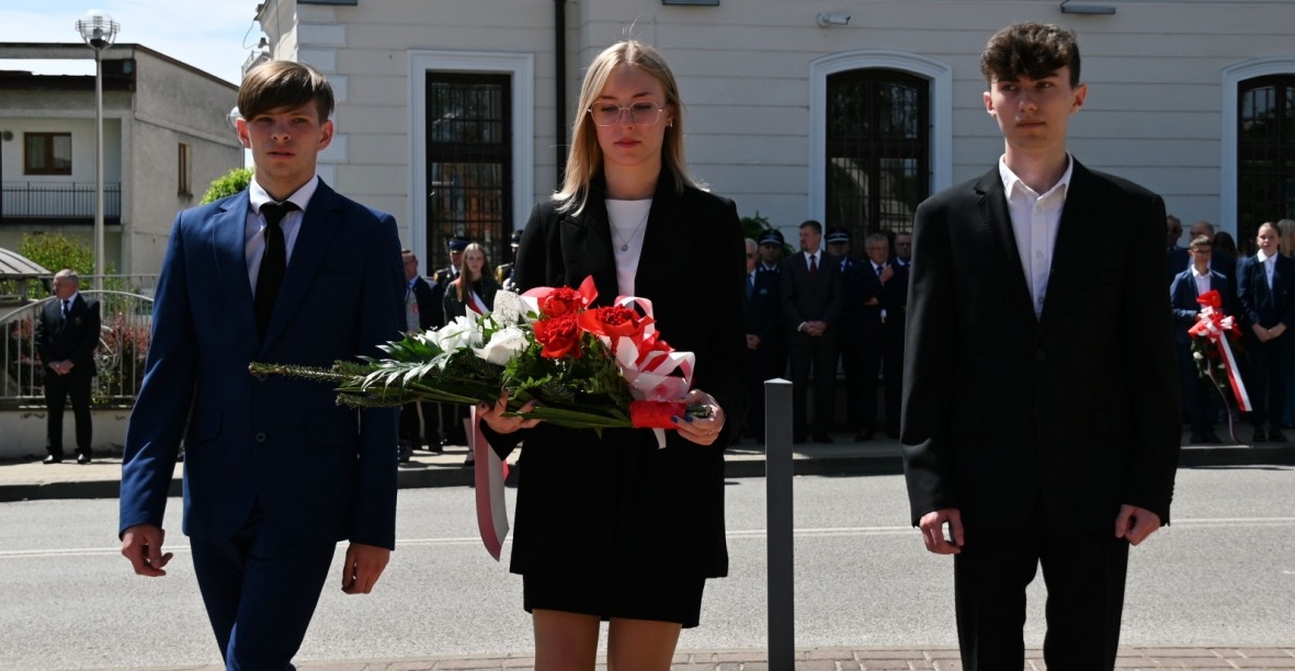 Majowe uroczystości w Technikum im. J. Piłsudskiego w Brzesku