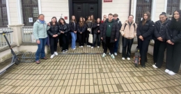 Ekonomiści z Technikum im. J. Piłsudskiego z wizytą w Sądzie Rejonowym w Brzesku