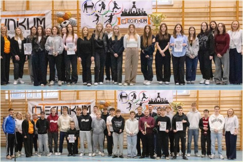 Sportowe Laury w Technikum im. J. Piłsudskiego w Brzesku