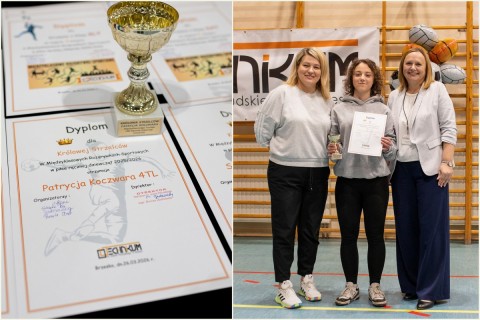 Sportowe Laury w Technikum im. J. Piłsudskiego w Brzesku