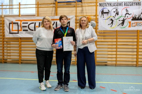Sportowe Laury w Technikum im. J. Piłsudskiego w Brzesku
