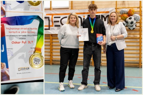Sportowe Laury w Technikum im. J. Piłsudskiego w Brzesku
