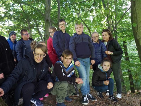 Uczniowie SOSW w Złotej na wycieczce do Ciężkowic