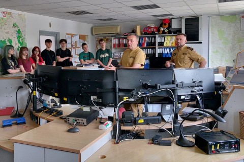 Technikum im. J. Piłsudskiego w Brzesku: Wycieczka do Państwowej Straży Pożarnej