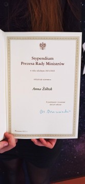 Stypendia Premiera dla naszych uczniów