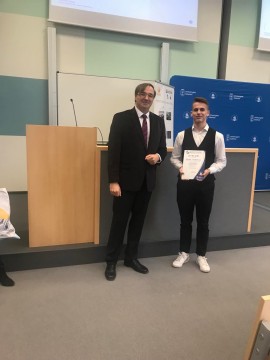 Sukces ucznia Technikum im. J. Piłsudskiego w Ogólnopolskiej Olimpiadzie Spedycyjno-Logistycznej