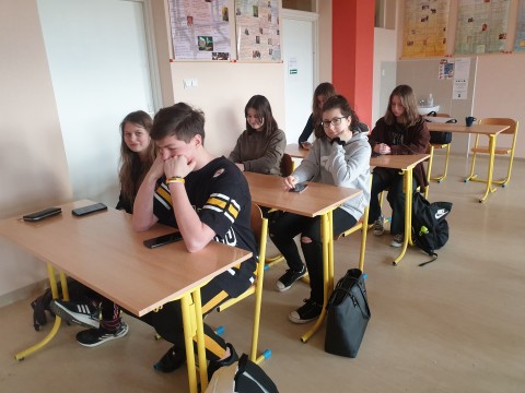 Zajęcia w ramach projektu Małopolskiej Chmury Edukacyjnej w Technikum im. J. Piłsudskiego