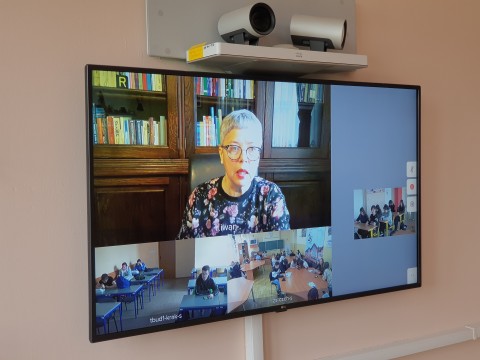 Zajęcia w ramach projektu Małopolskiej Chmury Edukacyjnej w Technikum im. J. Piłsudskiego