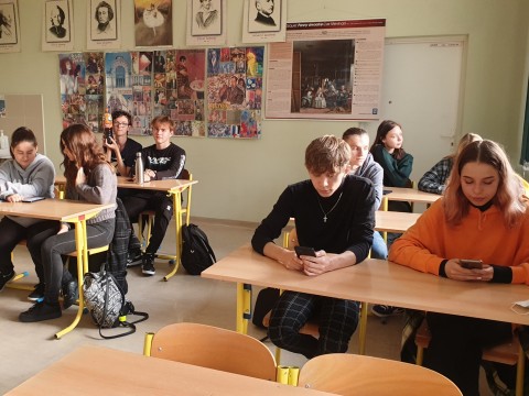 Zajęcia w ramach projektu Małopolskiej Chmury Edukacyjnej w Technikum im. J. Piłsudskiego